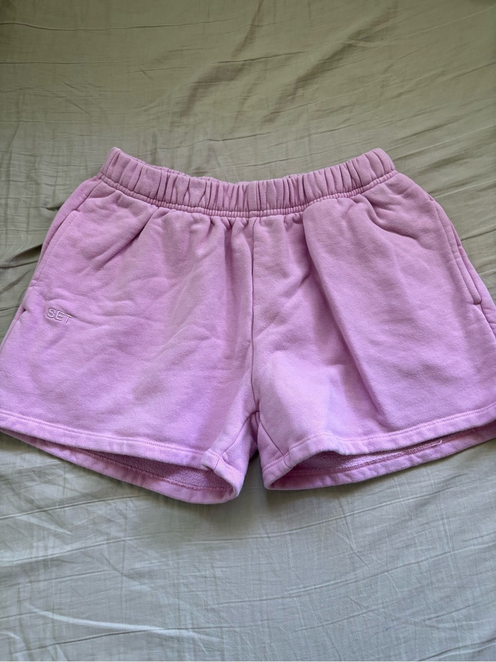 SET Active Heavyweight Sweats Shorts XS Charm Pink